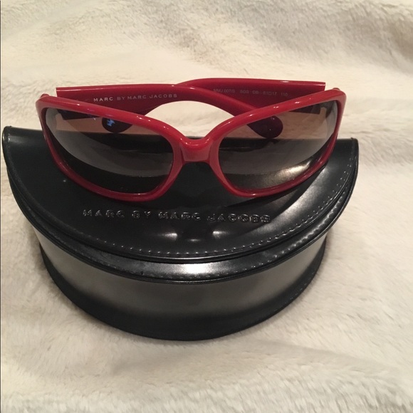Marc By Marc Jacobs Accessories - Marc by Marc Jacobs Red Sunglasses